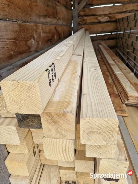 Kantówka 7x7 Suszona Heblowana c24 Jodła Drewno konstrukcyjne Rzeszów