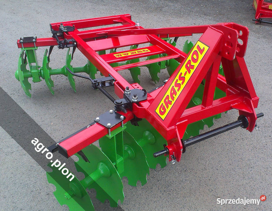 Brona talerzowa GRASSROL Regulacja na korby Opole
