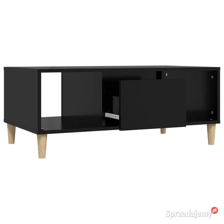 Stolik kawowy czarny 90x50x365 materiał mazowieckie Warszawa sprzedam