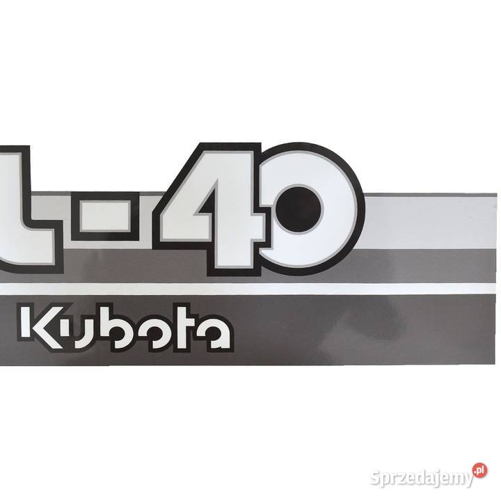 Naklejki Kubota GL40 Tajęcina