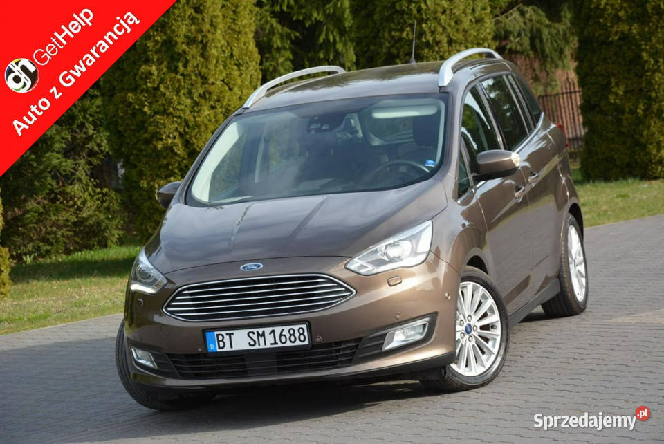Ford Grand C Lift Tfoteli Radar ACC Xenon LED czujnik zmierzchu mazowieckie Ostrów Mazowiecka sprzedam