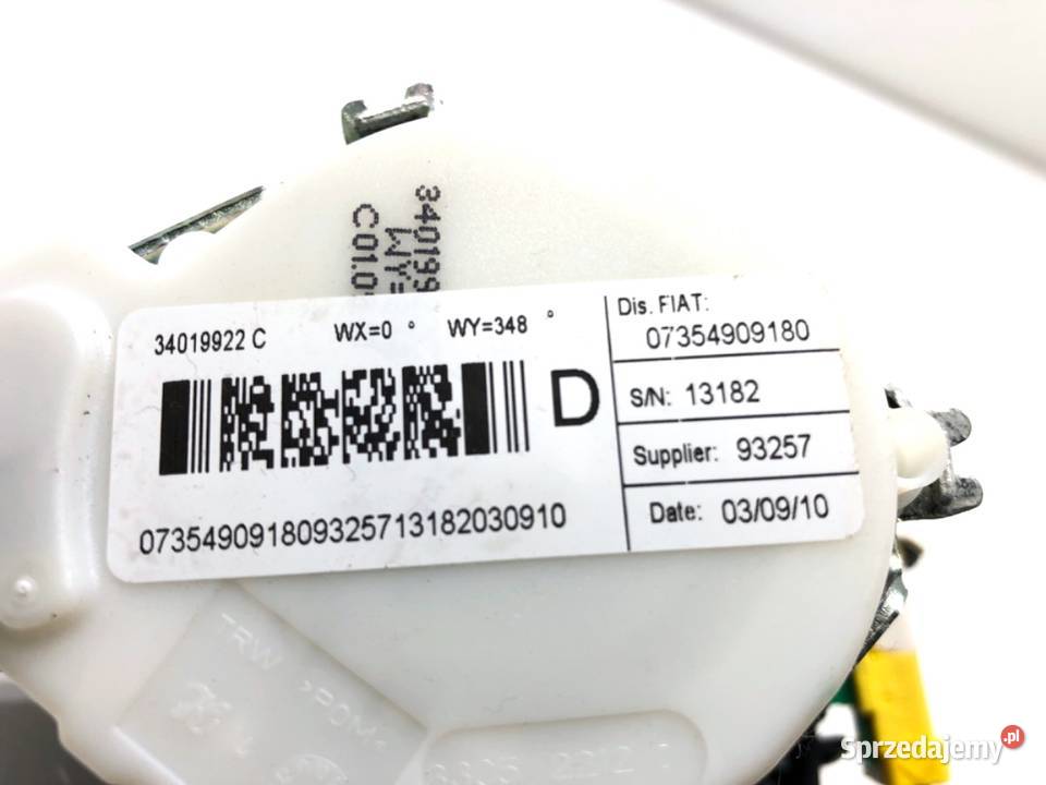 PAS BEZPIECZEŃSTWA PRAWY PRZÓD FIAT BRAVO II sprzedam