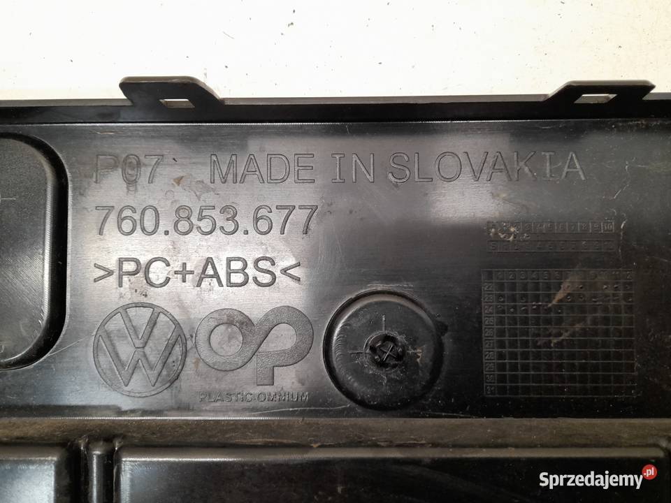 VW TOUAREG III RLINE KRATKA ŚRODKOWA ZDERZAKA Goleniów