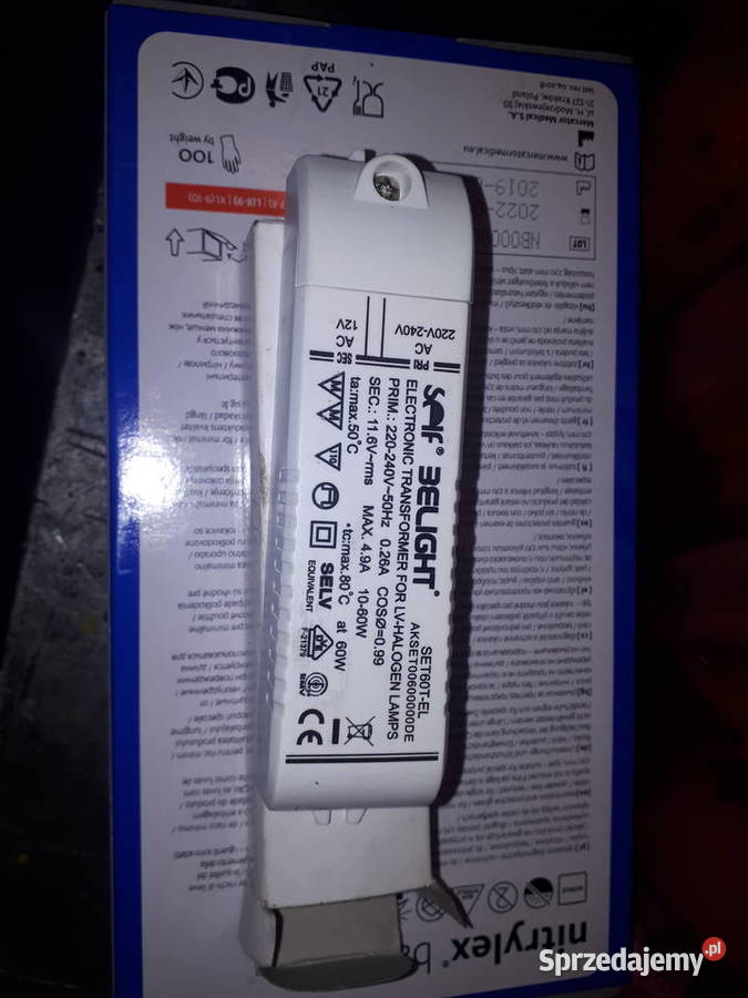 Transformator elektroniczny belight 12v60w Ciechanów