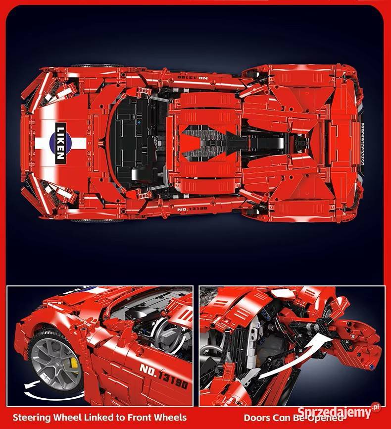 Mould king Technic RC Lykan Hypersport Milanówek