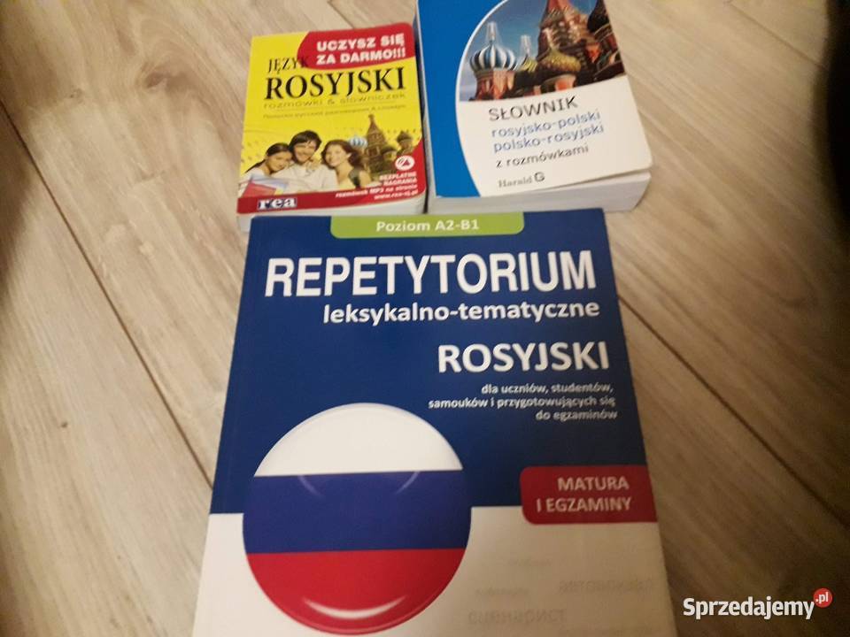 Książki do nauki jrosyjskiego do egzaminu na Nowa Sól sprzedam