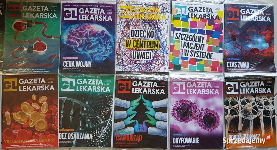 Gazeta Lekarska kolekcja czasopismo lekarzy sprzedam