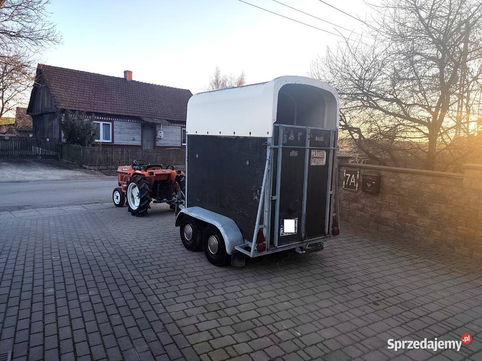 Przyczepa do koni WESCO DMC 1300 KAT B Rok produkcji 1988 sprzedam