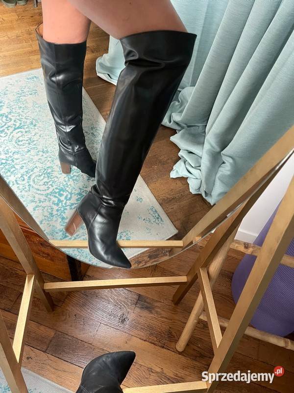 Francuskie MUSZKIETERKI kozaki kolano MAJE 40 Białystok