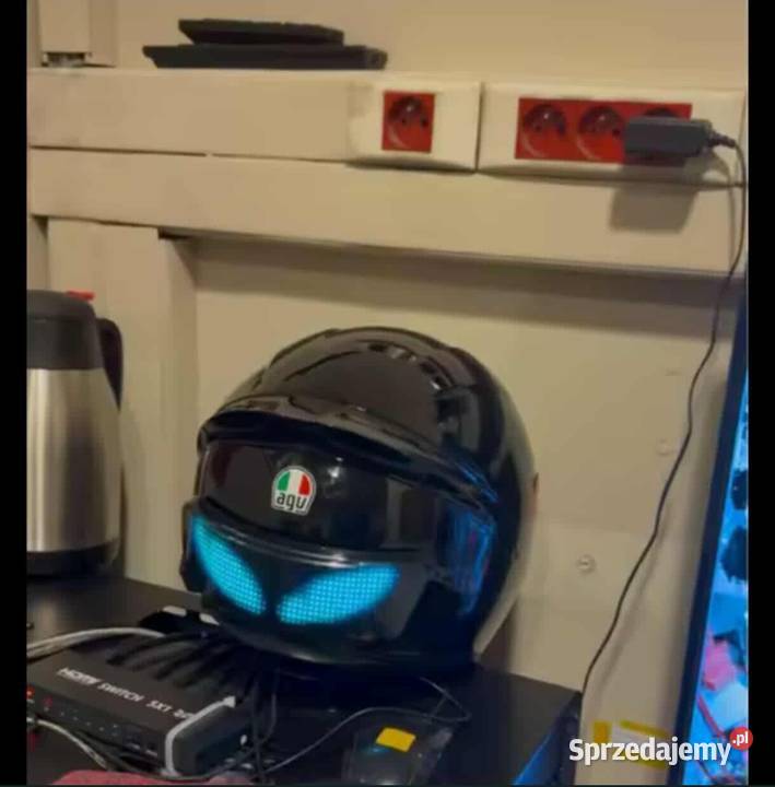 Akcesoria motocyklowe na kask i do roweru panel Łęczna