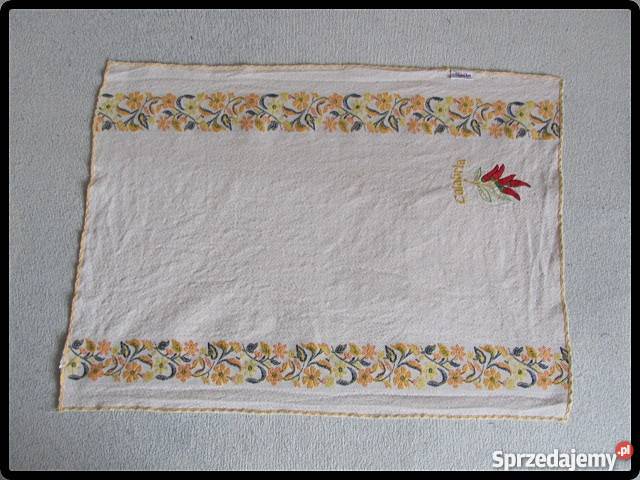 Bawełniany obrus obrusik 70 x 50 Płock