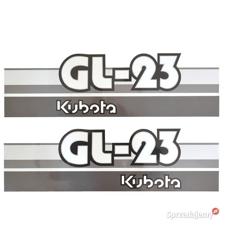 Naklejki Kubota GL23 Tajęcina sprzedam