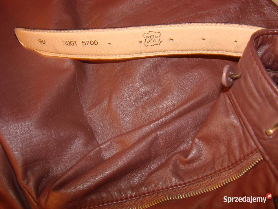 męskie spodnie skórzane Pozostałe