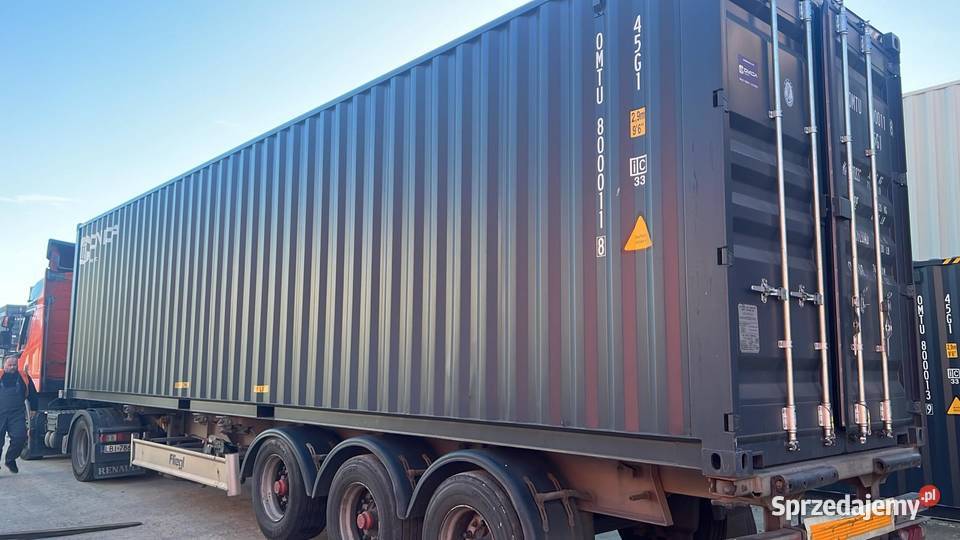 Kontener magazynowy morski 2025r 40HC RAL7016 lubelskie Lublin sprzedam