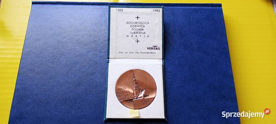 Stare monety Medal Jasnogórska Matka Kościoła podkarpackie Lesko