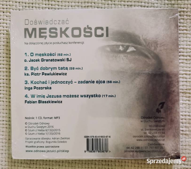 Doświadczyć Męskości płyta CD Ząbki