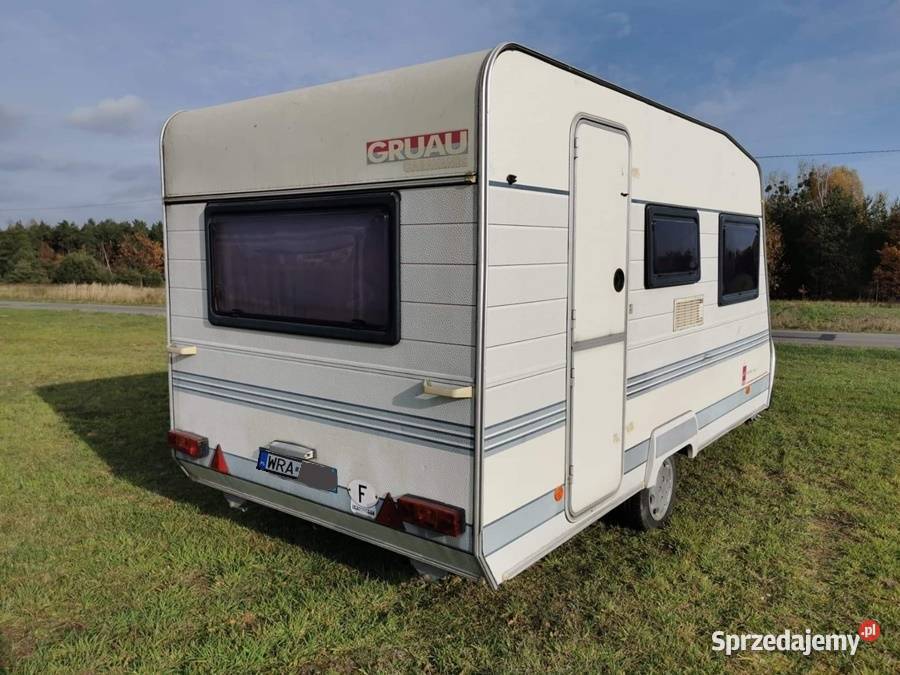 Przyczepa Kempingowa GRUAU lekka 750 DMC Jedlnia-Letnisko