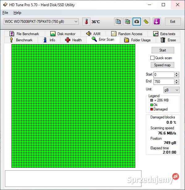Dysk HDD WD Black 750 GB SATA Stan idealny wielkopolskie Kalisz sprzedam