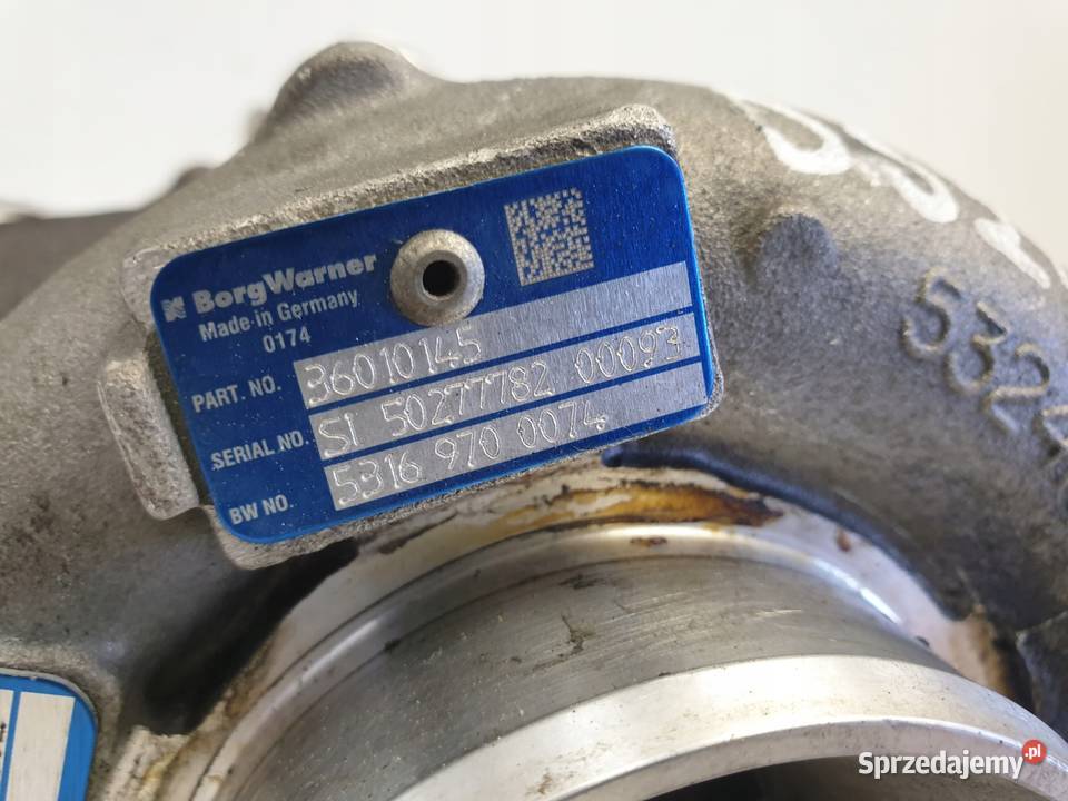 TURBOSPRĘŻARKA Volvo S60 II 24 D D4 36010145 osobowe Chełm