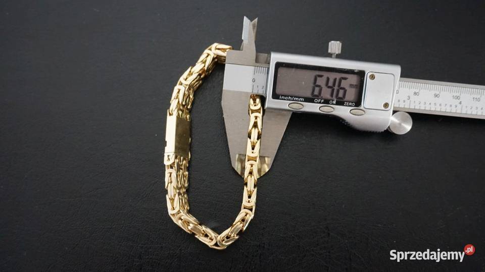 Złota Bransoleta Królewska Bransoletka 104G Warszawa