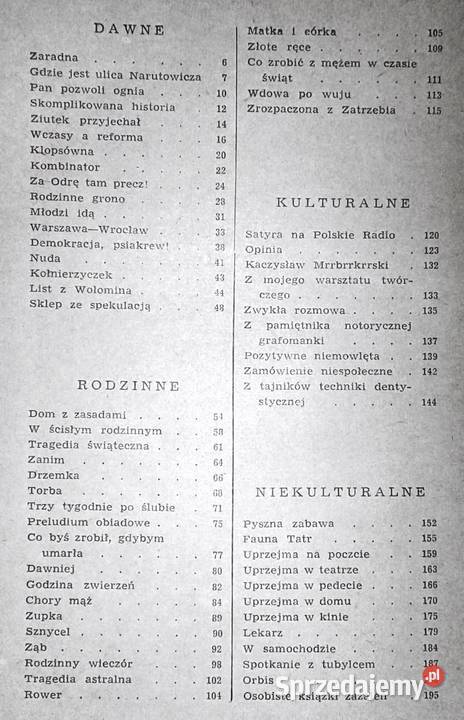 Felietony i humoreski 19441954 Stefania