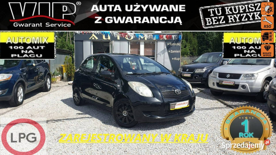 Toyota Yaris 13 Benzyna LPG 5 Drzwi Klima Hatchback Świdnica