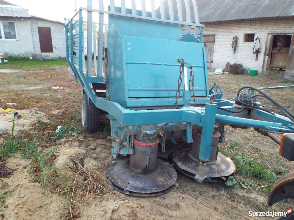 Przyczepa samozbierająca z kosiarką rotacyjną Lipsko sprzedam