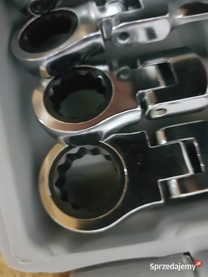 KLUCZE PŁASKO OCZKOWE Z GRZECHOTKĄ ŁAMANE 819 Głogowa