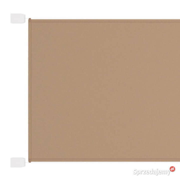 Markiza pionowa kolor taupe 140x420 tkanina Warszawa
