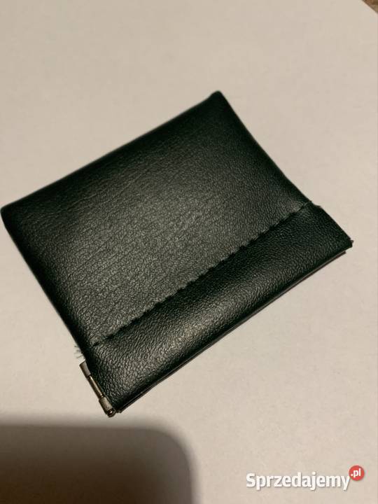 Skórzana portmonetka vintage na monety śląskie sprzedam