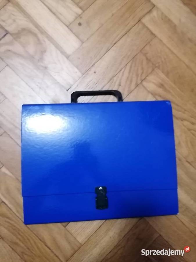Teczka biurowa niebieska