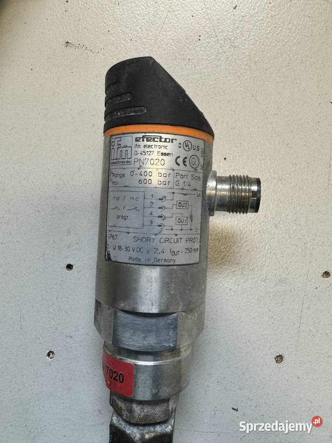 Elektroniczny czujnik ciśnienia ifm electronic