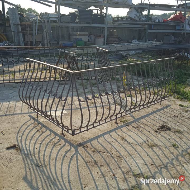 Balustrada poręcz balkonowa tarasowa kuta Wągrodno