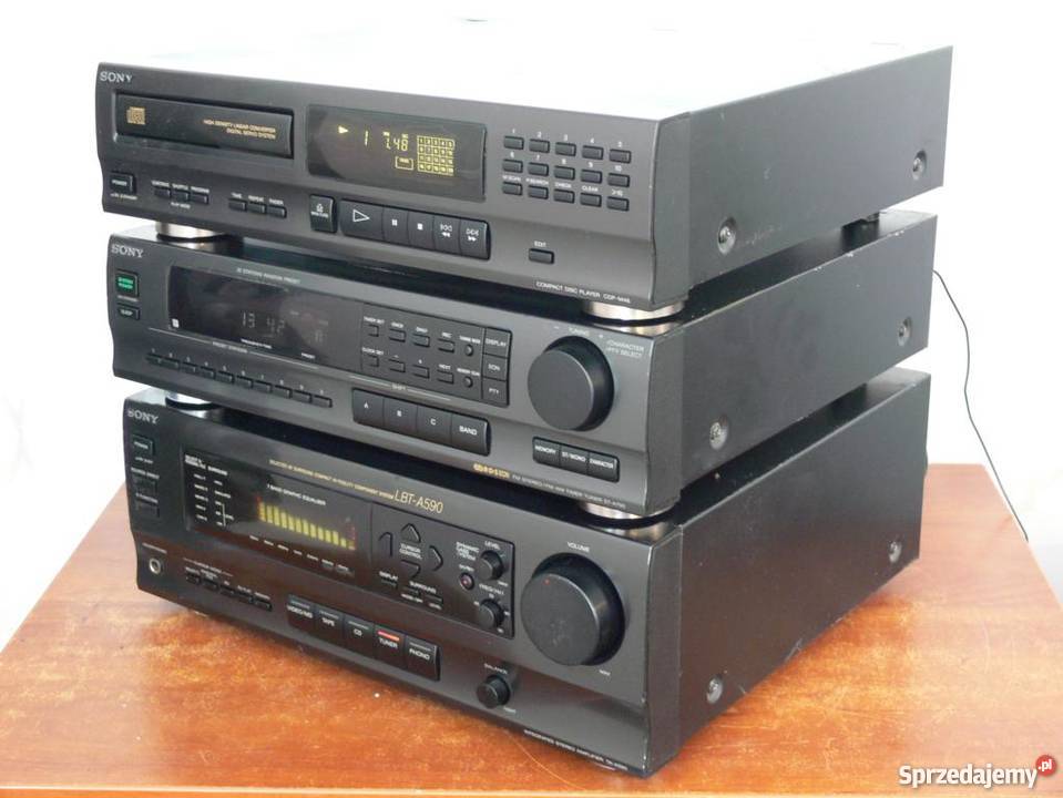 Wzmacniacz korektor CD i tuner Sony LBTA590