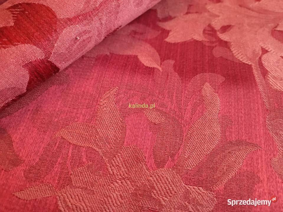 Rapir kwiaty tkanina tapicerska stylowa