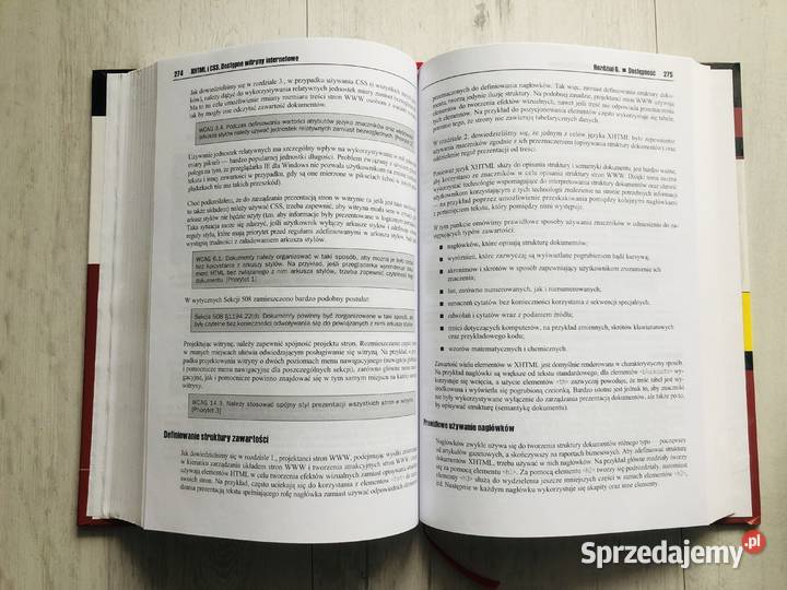 Książka XHTML i CSS Dostępne witryny internetowe Łódź