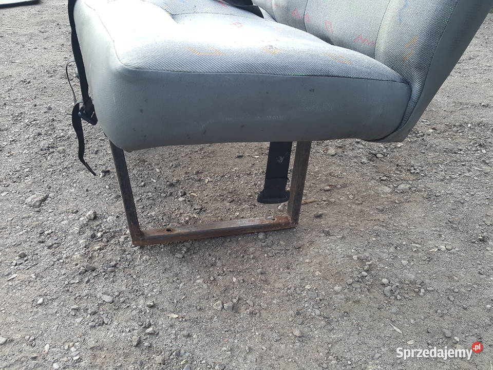 Kanapa 4os Sprinter Volkswagen Lt fotel z pasami dostawcze Gniewkowo