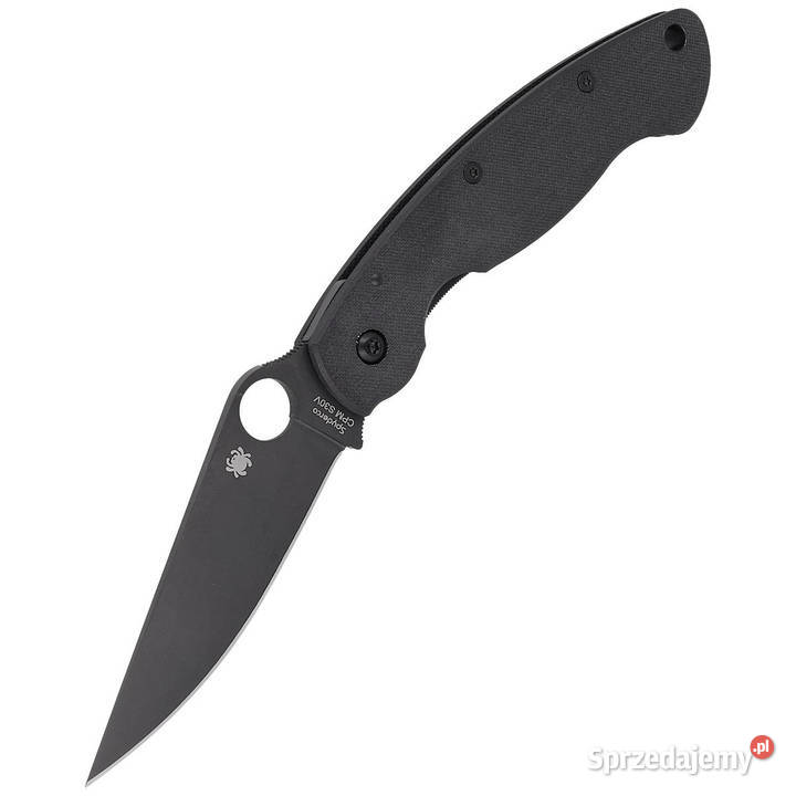 Nóż składany Spyderco Military G10 Black Black Warszawa