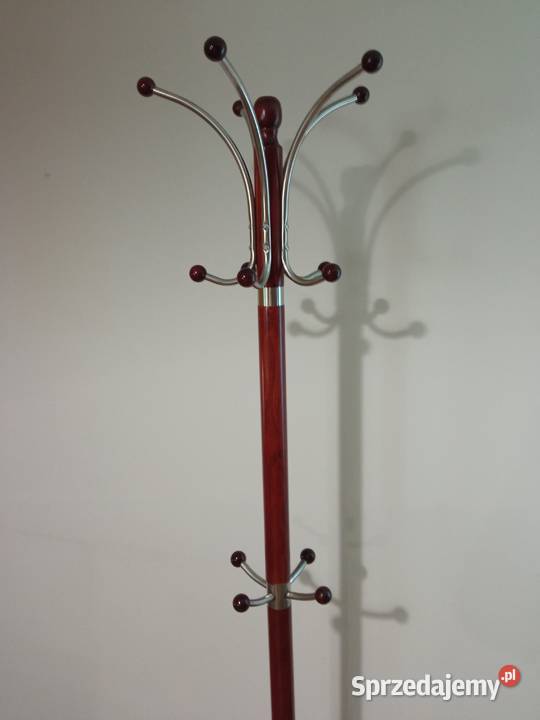 Wieszak na ubrania stojący przedpokój chrom 189cm Siemiatycze
