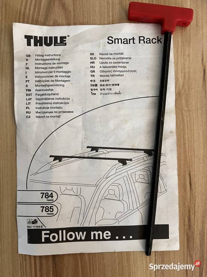 Thule SmartRack784 bagażnik bazowy na relingi sprzedam