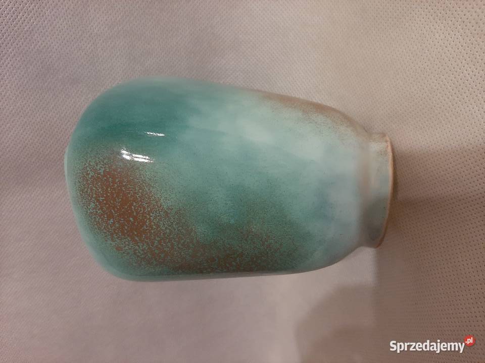 Śliczny ceramiczny wazonik niemiecki sygnowany Inowrocław