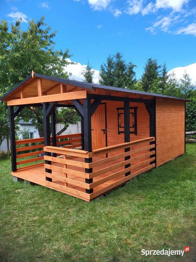 Domek ogrodowy narzędziowy z tarasem montaż kraj wielkopolskie Poznań