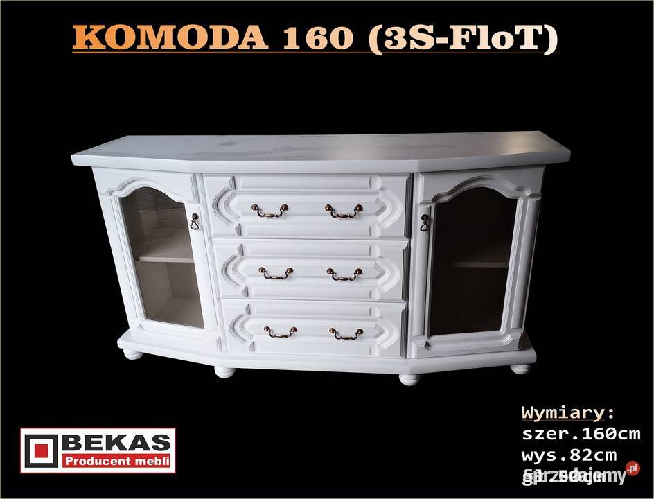 Prześliczna komoda 160 3SFlot Obłędny Kolor Teak 160cm