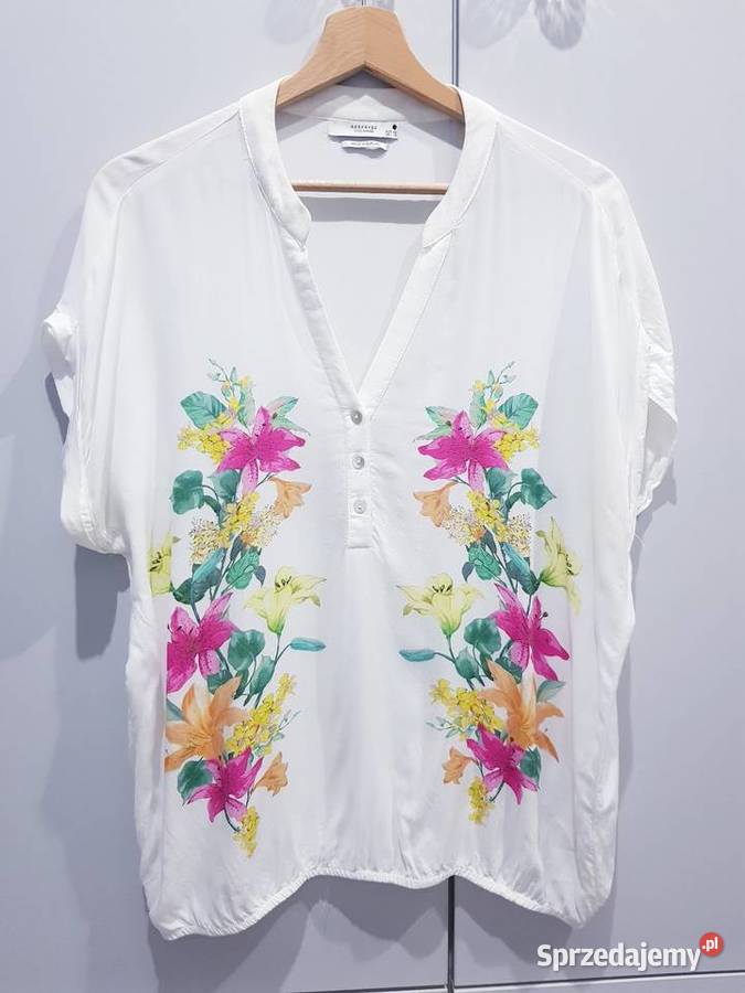 Damska zwiewna bluzeczka w dużym rozmiarze Bluzki i koszule Dąbrowa Górnicza