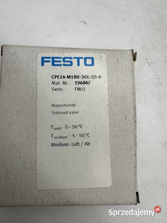 Festo CPE14M1BH3GLQS6 196887 Elektrozawór Warszawa