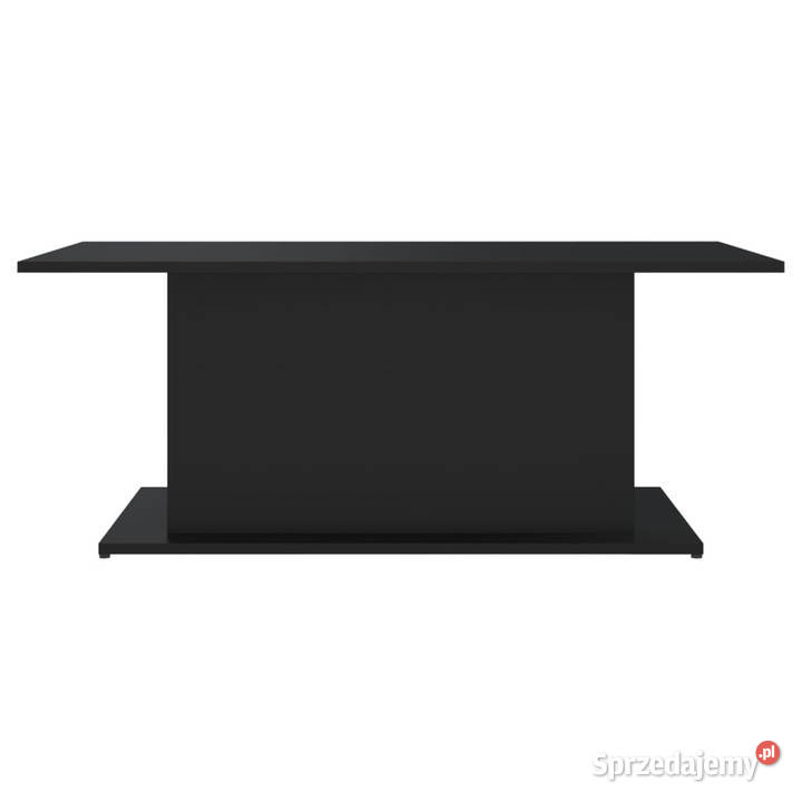 Stolik kawowy czarny 102x555x40 materiał Warszawa