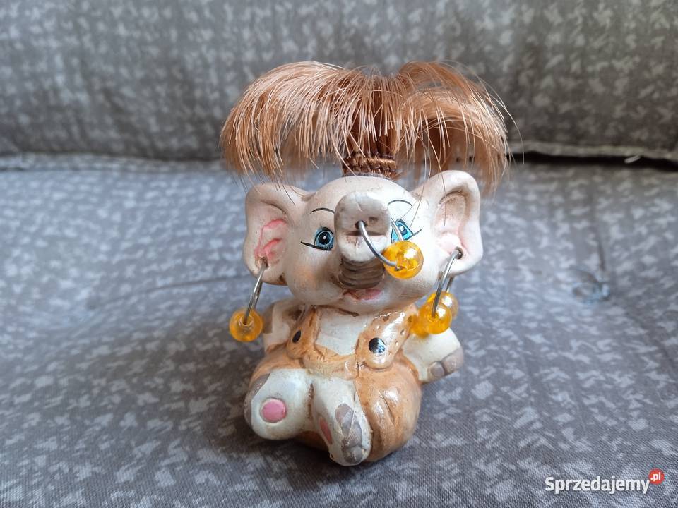 2 dekoracyjne małe słoniki Mielno