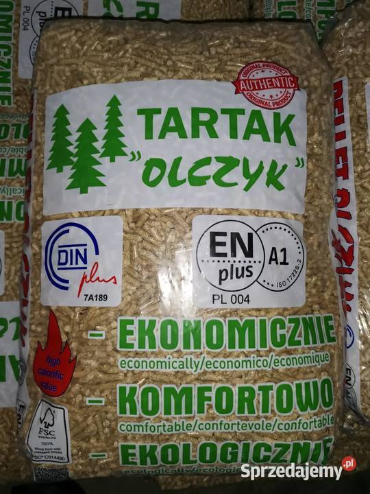 Pellet Olczyk Certyfikat ENplus A1 Opoczno sprzedam