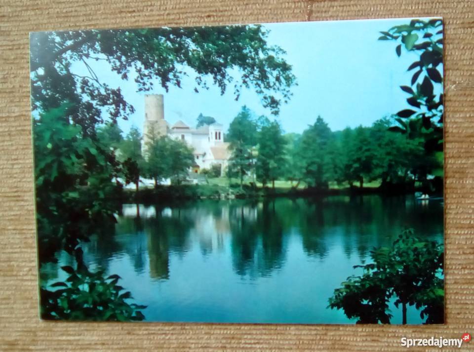 ŁAGÓW WIDOK NA ZAMEK Z XIV WIEKU PRZEBUDOWANY W Piszczac