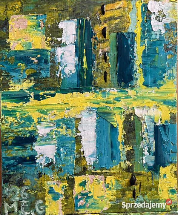 Abstrakcja chaos Malarstwo Duszniki-Zdrój sprzedam